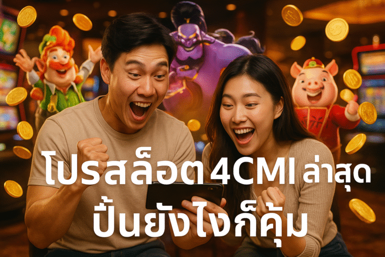 โปรสล็อต 4CMI ล่าสุด ปั่นยังไงก็คุ้ม