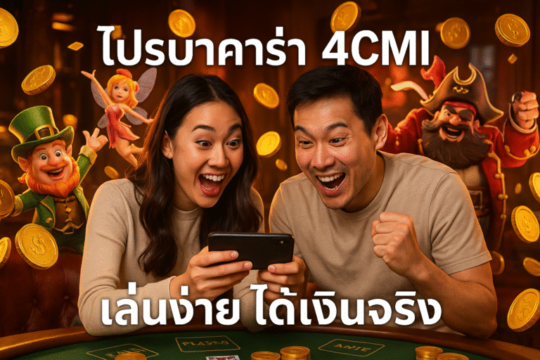 โปรบาคาร่า 4CMI เล่นง่าย ได้เงินจริง